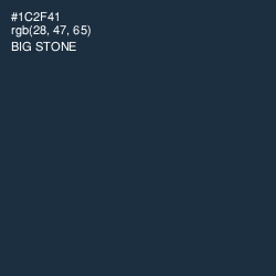 #1C2F41 - Big Stone Color Image